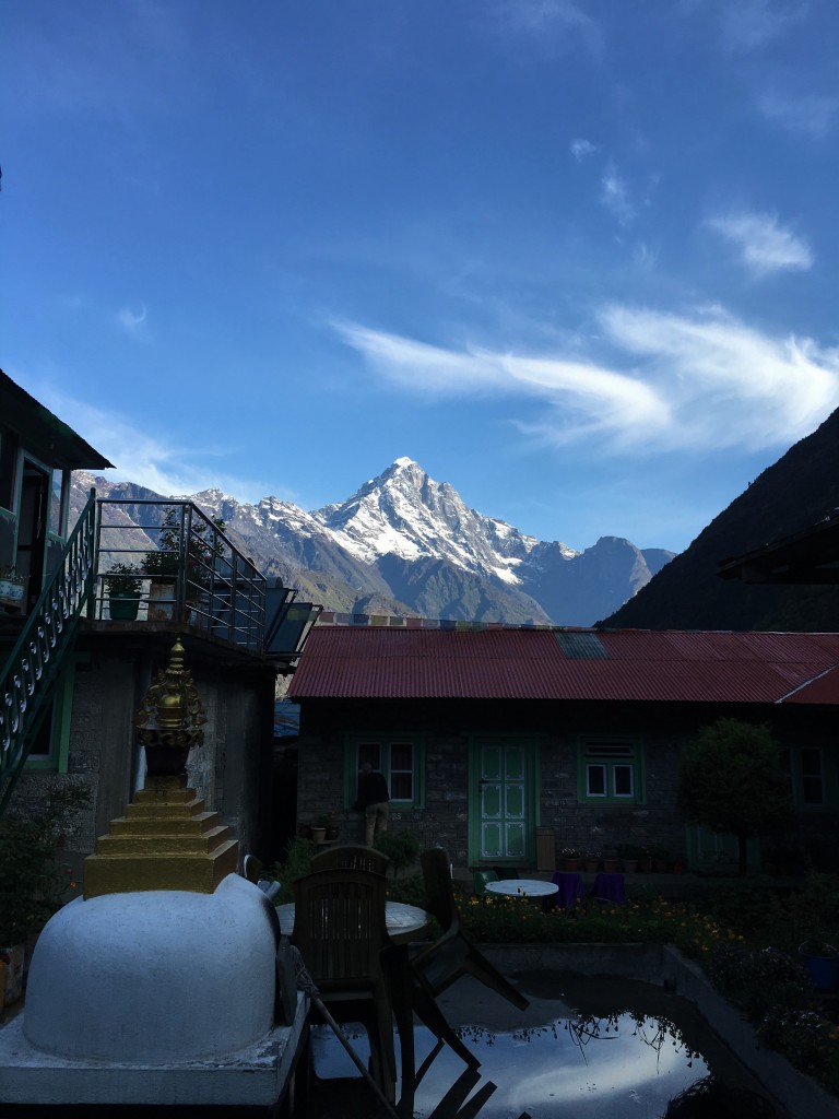 Restaurant in Lukla with a view