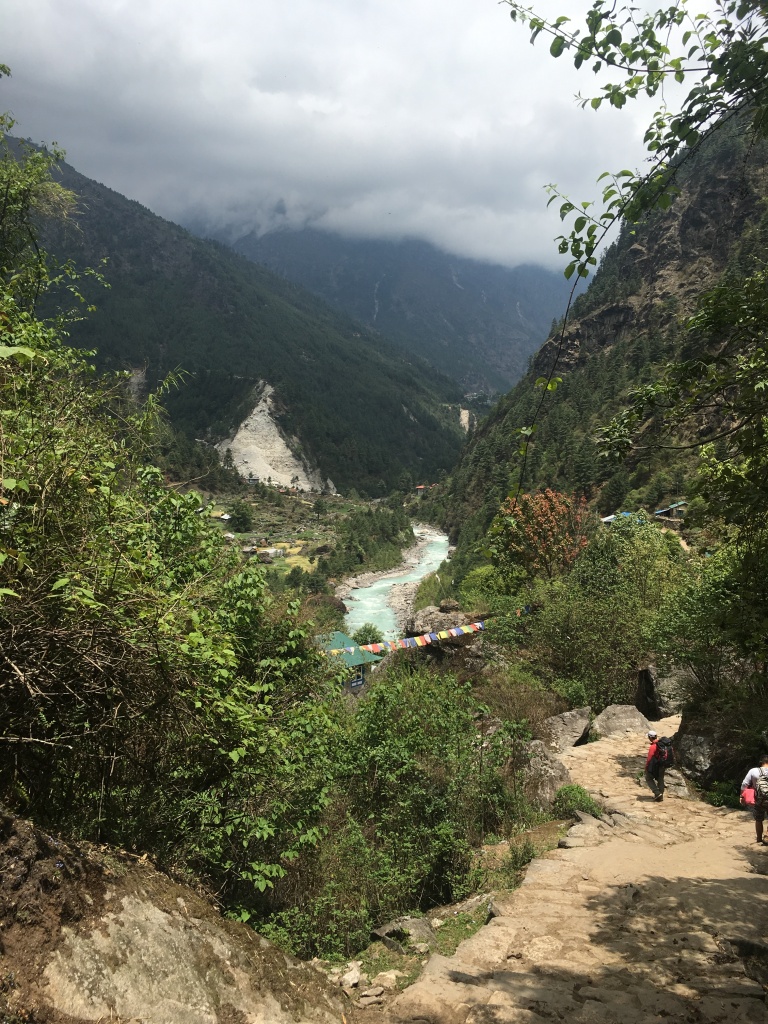 Glacial river in Khumbu valley