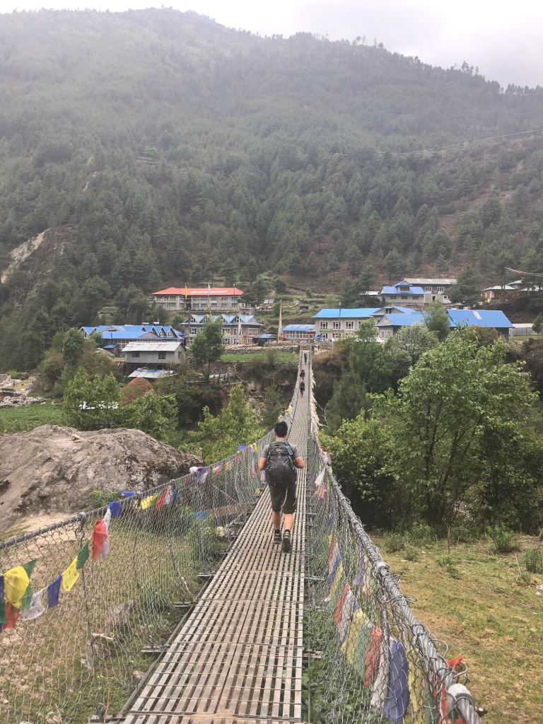 Suspension bridge to Phakding