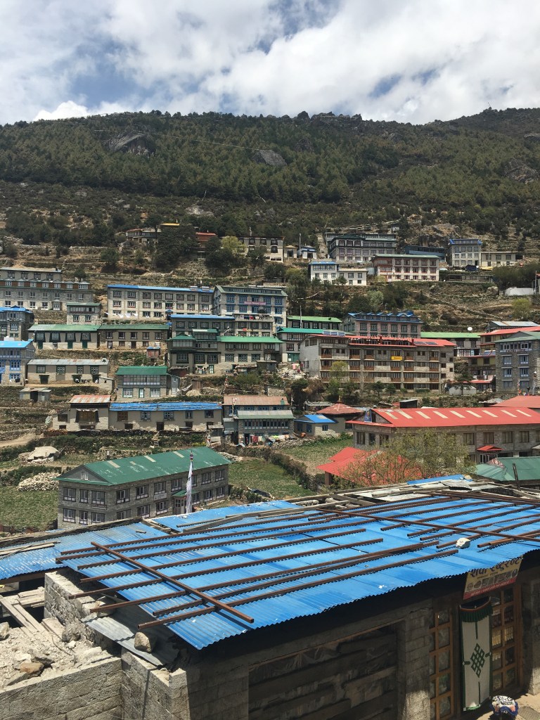 Various buildings of Namche Bazaar