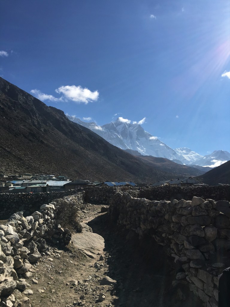 Lhotse from Dingboche