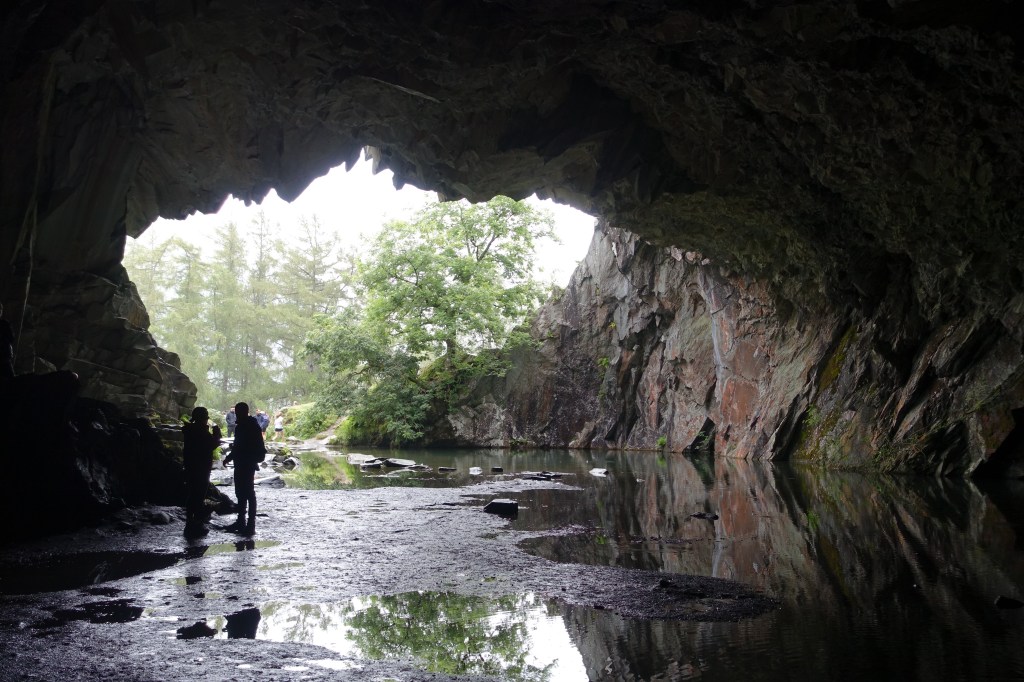 Inside Rydal Cave