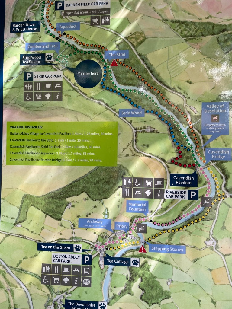 A full map of the strid woods